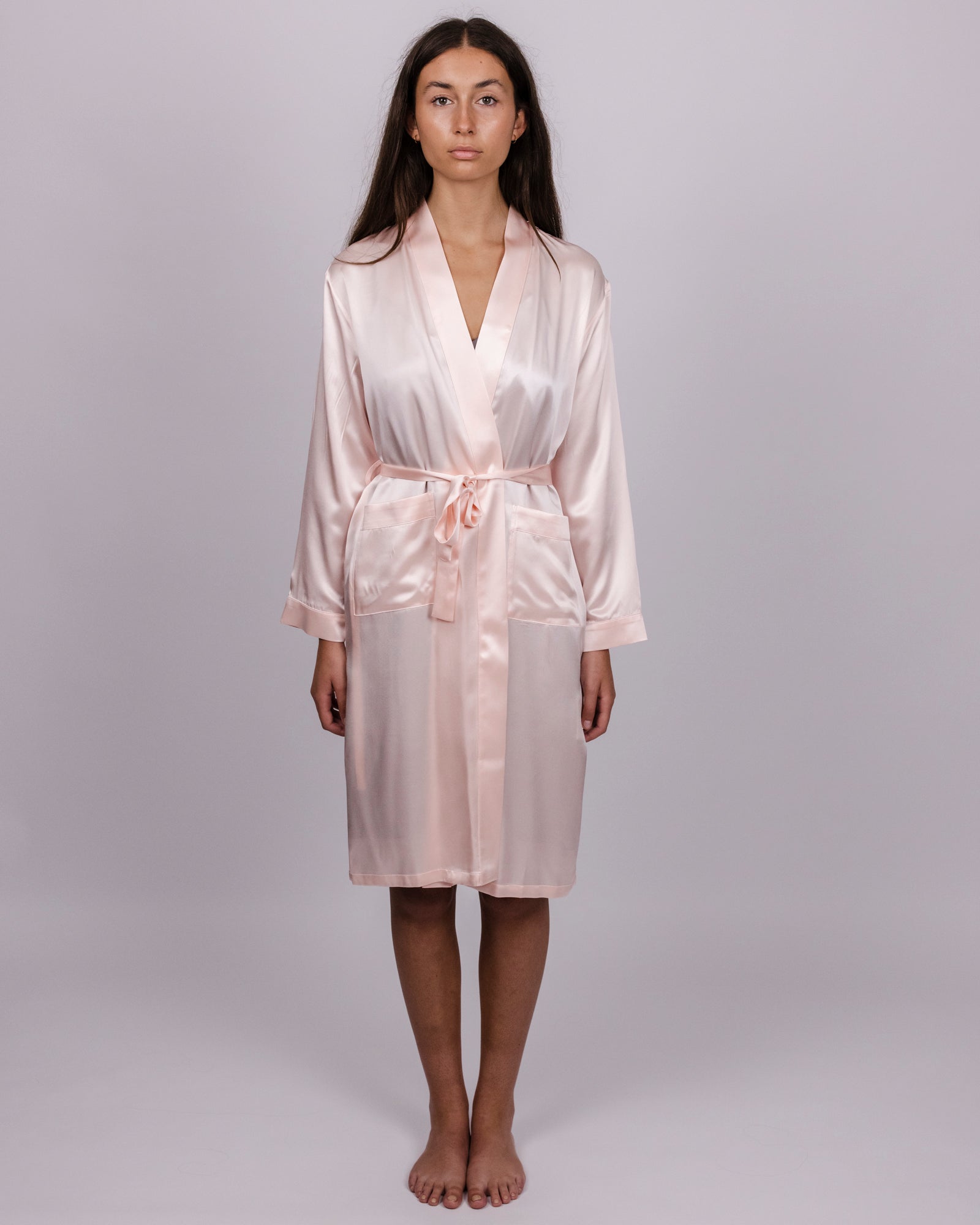 SILK DRESSING GOWN PEONY PINK – Silk Magnolia1